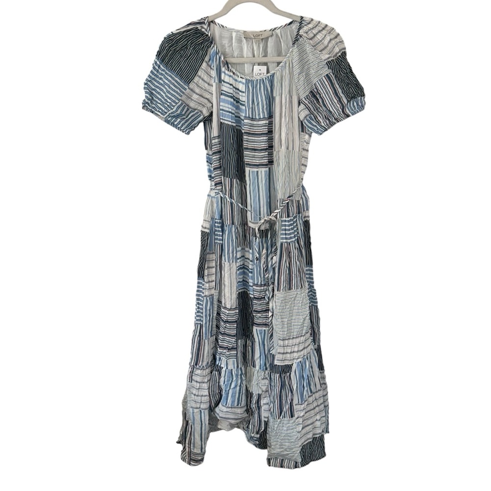 NEW White Loft Dress Flowy Design Womens Size X-Small Lightweight Style Sundress